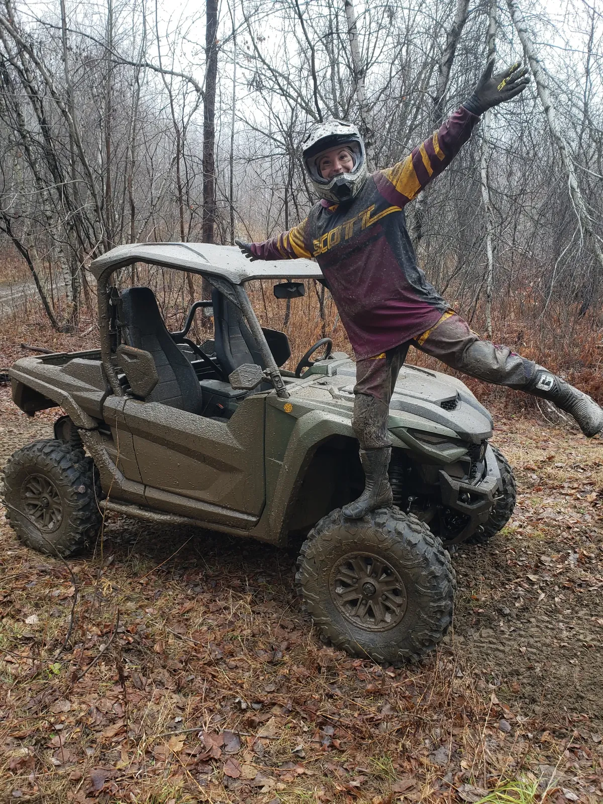 Yamaha Wolverine — la boue, ça se célèbre — photo Patrice Rivest, GRIP365